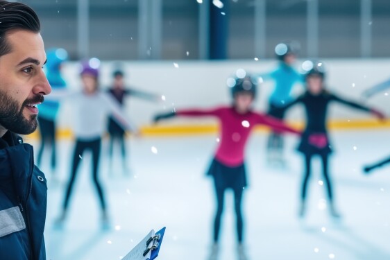 Educateur sportif glace